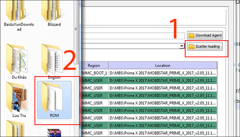 Chọn file ROM